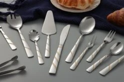 Swiss Pro+ Bestekset In Koffer-72 Delig-12 Persoons-Zwitsers Kwaliteit-Complete Set-100% Roestvrijstaal-Modern Gold -Barbecue Benodigdheden 1200x799 145