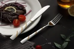 Swiss Pro+ Bestekset In Koffer-72 Delig-12 Persoons-Zwitsers Kwaliteit-Complete Set-100% Roestvrijstaal-Modern Gold -Barbecue Benodigdheden 1200x799 146