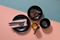 Mammoet Serviesset Moon Stoneware 6-persoons 24-delig Zwart -Barbecue Benodigdheden 1200x800 105