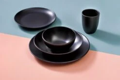 Mammoet Serviesset Moon Stoneware 6-persoons 24-delig Zwart -Barbecue Benodigdheden 1200x800 106