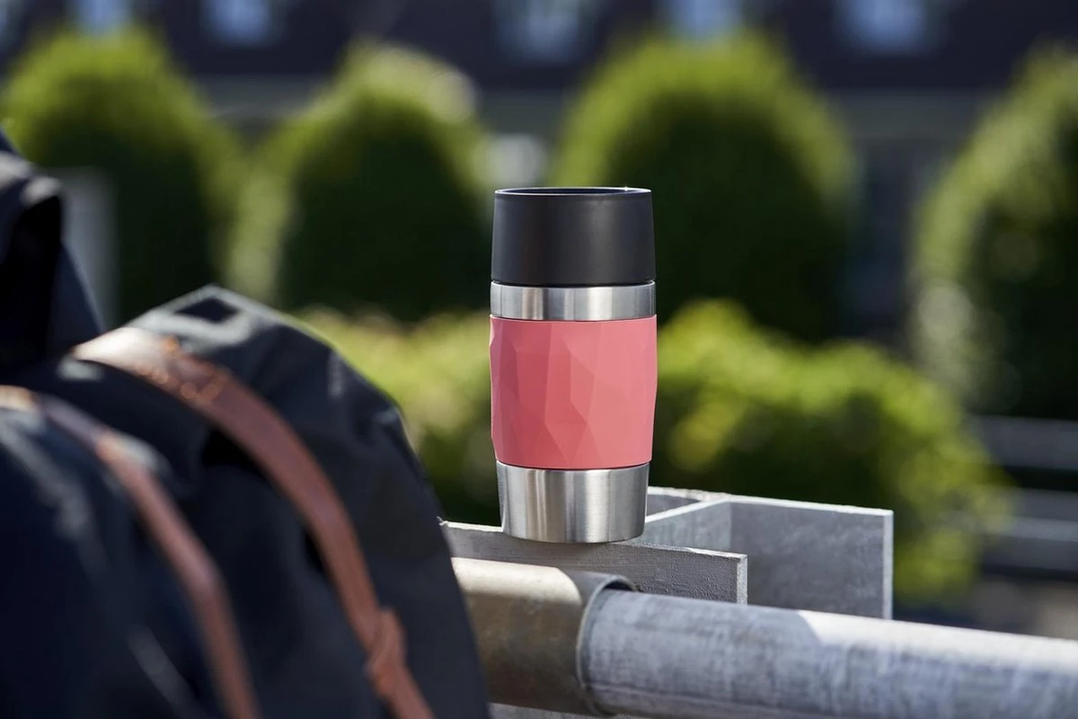 Tefal Compact Travel Mug Compact Thermosfles - 0,3 L - Koraal 3 Tefal Compact Travel Mug Compact Thermosfles - 0,3 L - Koraal - Afbeelding 3