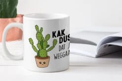 Mok - Koffiemok - Spreuken - Quote - 'Kak Dus Dat Je Weggaat' - Baan - Mokken - 350 ML - Beker - Koffiemokken - Theemok - Mok Met Tekst -Barbecue Benodigdheden 1200x800 66