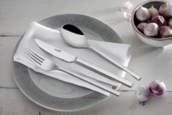 Sola Bestekset Montreux - Modern - 12 Persoons - 100 Delig - Zilverwit Edelstaal 18/10 - RVS - Zilver -Barbecue Benodigdheden 1200x801 31