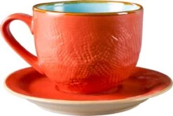 Vivi Oggi - Koffiekopjes Set Van 6 - Ø 9cm - Cappuccino - Kop En Schotel - 150 Ml - Italië -Barbecue Benodigdheden 1200x805 1