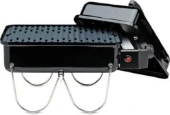 Weber Go-Anywhere Gas Barbecue - 41x26 Cm - Roestvrijstalen Branders - Gasregelkop - Incl. Deksel -Barbecue Benodigdheden 1200x812