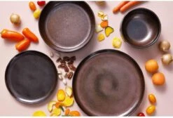 Palmer Serviesset Bama Copper Stoneware 6-persoons 24-delig Koper -Barbecue Benodigdheden 1200x818 1