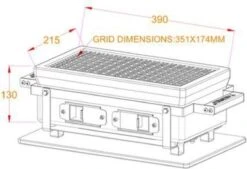 YAKINIKU Rechthoekige Shichirin | Konro- & Yakitori Grill -Barbecue Benodigdheden 1200x821 3