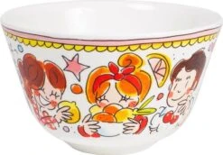 Blond Amsterdam Even Bijkletsen Kom Ø14 Cm - Roze Rand -Barbecue Benodigdheden 1200x837 3