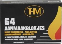 THM Witte Aanmaakblokjes Paraffine 64 Stuks Omdoos 12 Pakjes -Barbecue Benodigdheden 1200x858 5