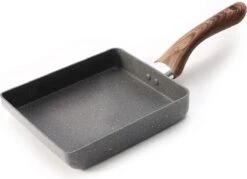 Zaigon All In 1 Pan - Inductie + Vaatwasmachinebestendig - Kleine Pan - Omeletpan - Tamagoyaki Pan - Tamago Pan - Vierkante Pan - Sushi Pan - Vierkante Pan