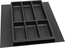 Culinorm Bestekbak - Besteklade - Incl. Antislipmat Met 1 Carbon Black Cassette - 53 Cm Breed X 47 Cm Diep -Barbecue Benodigdheden 1200x891 3
