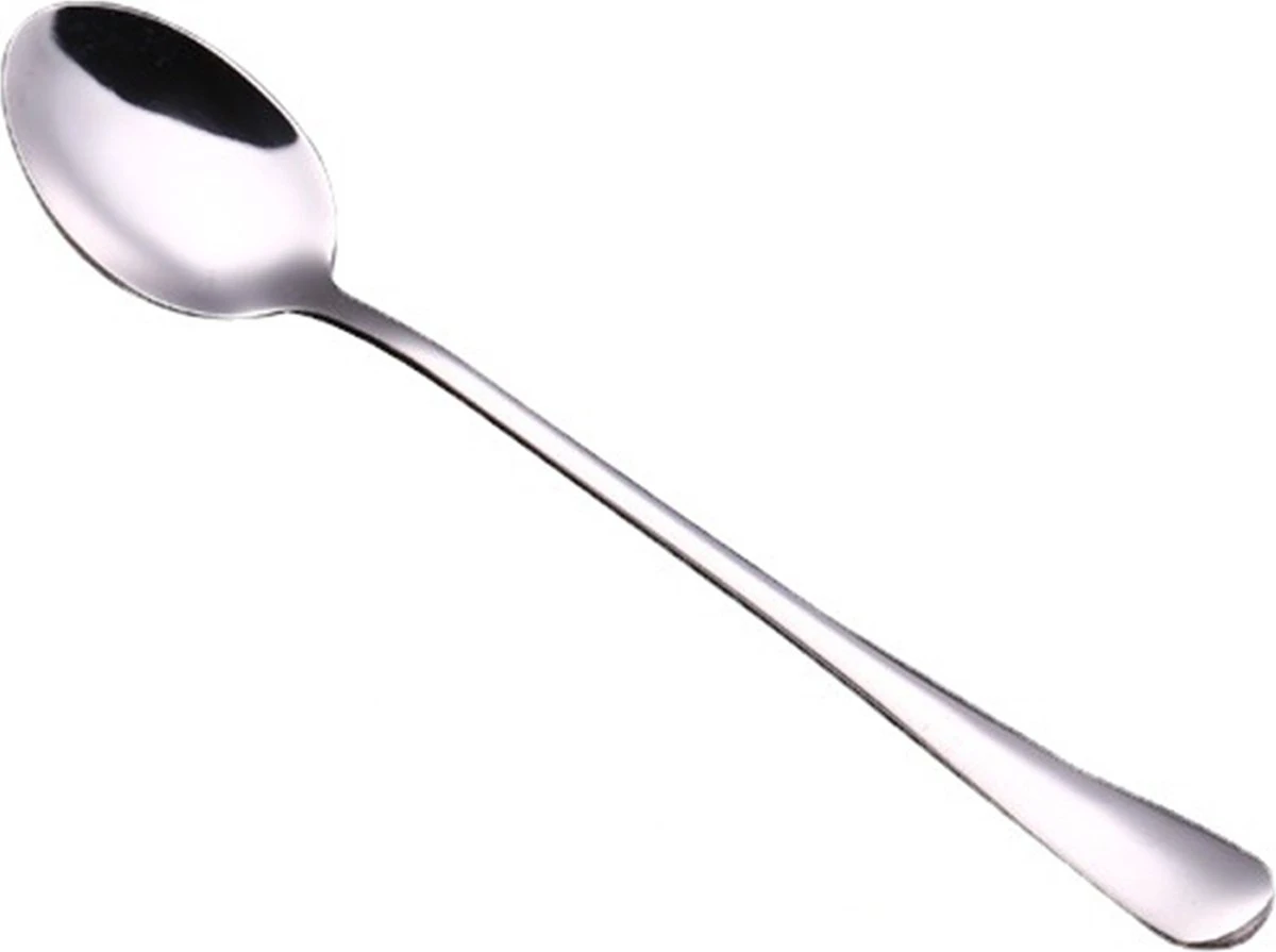 Somstyle Lange Lepels Set 19.5 CM Geschikt Voor Dessert, Latte Macchiato, Yoghurt, Cocktail Of Koffie - 6 Stuks - RVS - Zilver 2 Somstyle Lange Lepels Set 19.5 CM Geschikt Voor Dessert, Latte Macchiato, Yoghurt, Cocktail Of Koffie - 6 Stuks - RVS - Zilver - Afbeelding 2