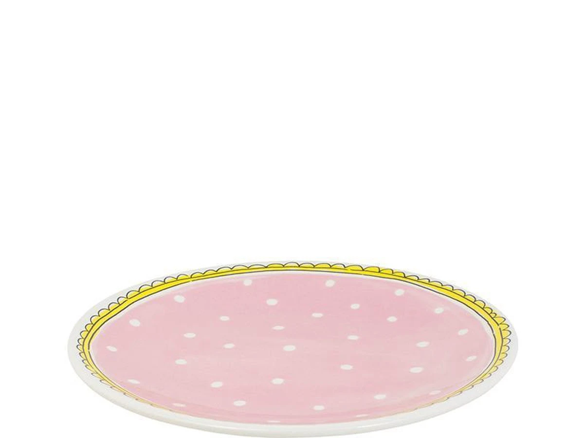 Blond Amsterdam Even Bijkletsen Ontbijtbord Ø22 Cm - Stip 5 Blond Amsterdam Even Bijkletsen Ontbijtbord Ø22 Cm - Stip - Afbeelding 5