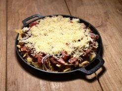 Valhal Outdoor Skillet / Plancha / Koekenpan - Gietijzer - Diameter 35cm, Twee Handvatten, VH35F -Barbecue Benodigdheden 1200x900 169