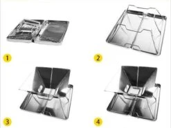 United Entertainment - Opvouwbare Houtskoolbarbecue - RVS - Met Koffer En Draagtas -Barbecue Benodigdheden 1200x900 185