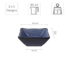 Tokyo Design Studio Glassy Blue Sushi Servies - 8 Delig - 2 Persoons -Barbecue Benodigdheden 1200x918