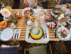 Mepal - Serviesset Bloom 8-delig – Geschikt Als Stijlvol Buitenservies - Pebble Black – Ideaal Voor Buiten En Binnen – Licht In Gewicht -Barbecue Benodigdheden 1200x924