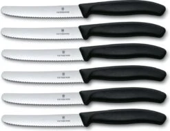 Victorinox Tafelmes 6 Stuks Zwart Krom Heft 16 Victorinox Tafelmes 6 Stuks Zwart Krom Heft -Barbecue Benodigdheden 1200x927 8