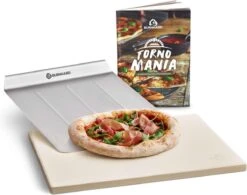 Burnhard Pizzasteen 38 X 30 X 1,5 Cm + Pizzaschep 28 Burnhard Pizzasteen 38 X 30 X 1,5 Cm + Pizzaschep -Barbecue Benodigdheden 1200x949 4