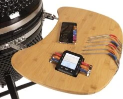 Patton - Kamado 21" - Premium Black - Keramische Barbecue - Incl. Bluetooth Kerntemperatuurmeter - LED Verlichting - Large - Compleet - Zwart 27 Patton - Kamado 21" - Premium Black - Keramische Barbecue - Incl. Bluetooth Kerntemperatuurmeter - LED Verlichting - Large - Compleet - Zwart -Barbecue Benodigdheden 1200x969 3