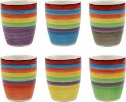 Studio Tavola Bekers Ocean Blue 160 Ml - 6 Stuks -Barbecue Benodigdheden 1200x973 1