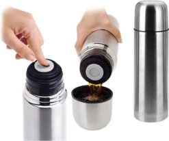 Excellent Houseware KOOPMAN Thermoskan Bullet 1 Liter RVS -Barbecue Benodigdheden 1200x999