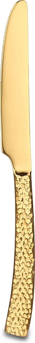 Bestekset - Bestek Goud Gehamerd -24 Delig-Zwitsers Kwaliteit-Complete Set-100% Roestvrijstaal-Gehamerd Gold 24k-Goud 24K 5 Bestekset - Bestek Goud Gehamerd -24 Delig-Zwitsers Kwaliteit-Complete Set-100% Roestvrijstaal-Gehamerd Gold 24k-Goud 24K - Afbeelding 5