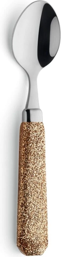 Amefa Mono Glitter Goud - 24 Delige Bestekset In Tube Verpakking - 6 Persoons -Barbecue Benodigdheden 285x1200