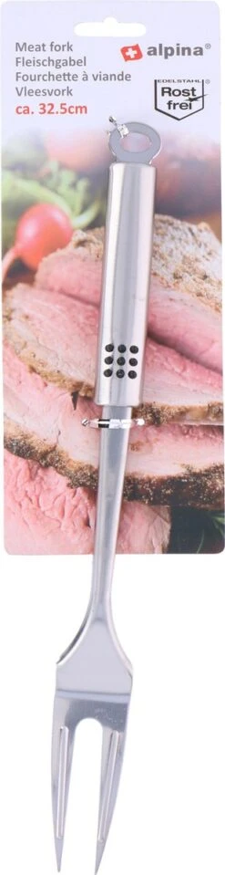 Vleesvork 32,5 Cm Van RVS - Keukengerei - Kookgerei - Tweetandige Vork -Barbecue Benodigdheden 309x1200 1