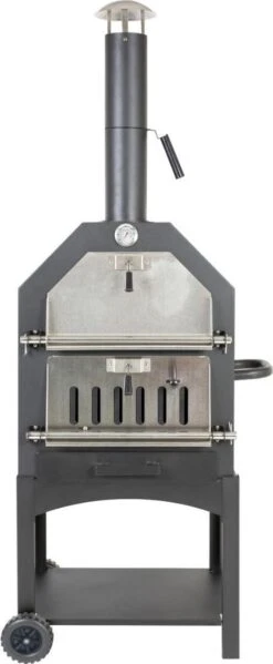 Merkloos MaxxGarden Pizza Oven - Smoker Barbecue Houtskool 45 X 65 X 158cm 32 Merkloos MaxxGarden Pizza Oven - Smoker Barbecue Houtskool 45 X 65 X 158cm -Barbecue Benodigdheden 495x1200