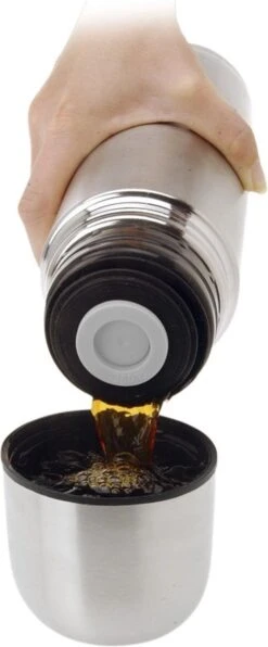 Merkloos RVS Thermosfles/isoleerfles 750 Ml - Thermoskannen/warmhoudkannen - Koffie/thee Meenemen En Warm Houden -Barbecue Benodigdheden 497x1200 1