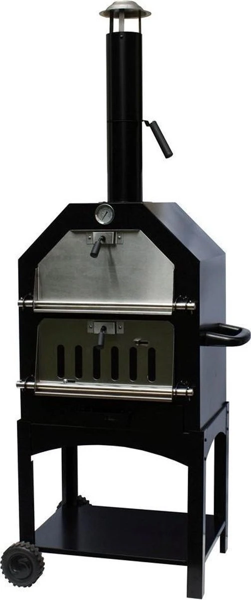 Merkloos MaxxGarden Pizza Oven - Smoker Barbecue Houtskool 45 X 65 X 158cm 17 Merkloos MaxxGarden Pizza Oven - Smoker Barbecue Houtskool 45 X 65 X 158cm - Afbeelding 17