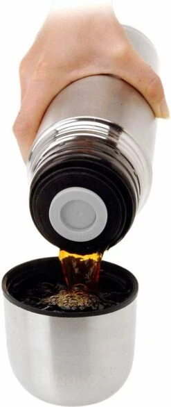 Merkloos Excellent Houseware Bullet Isolatiekan - 0,5 L - RVS -Barbecue Benodigdheden 506x1200