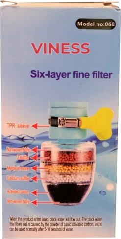 VINESS Waterfilter - Kraanfilter - Drinkwaterfilter - Waterzuivering - Waterbesparend - Duurzaam - Roze -Barbecue Benodigdheden 608x1200