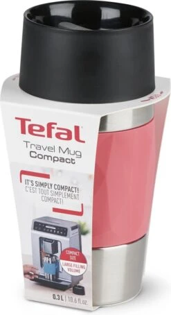 Tefal Compact Travel Mug Compact Thermosfles - 0,3 L - Koraal 23 Tefal Compact Travel Mug Compact Thermosfles - 0,3 L - Koraal -Barbecue Benodigdheden 653x1200