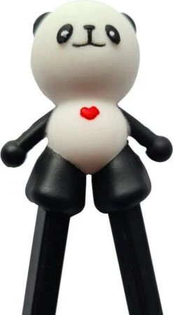 DongDong - Eetstokjes Voor Kinderen - Pandabeer Motief - 22.5 Cm - Zwart Wit -Barbecue Benodigdheden 660x1200 1