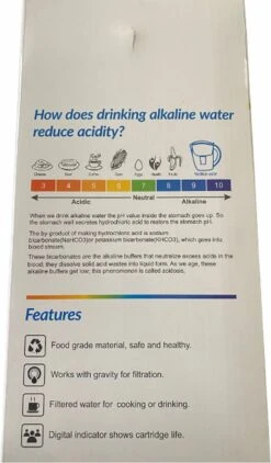 Alkaline WaterFilterkan - AlkaKan Voor Alkalisch/ Basisch Water | Met GRATIS PH-testpapier -Barbecue Benodigdheden 703x1200