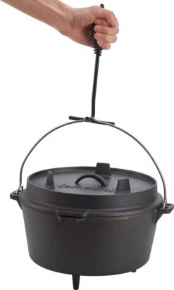 Dutch Oven Enkhuizen Met Deksel Gietijzer Zwart - 4 Varianten -Barbecue Benodigdheden 720x1200 1