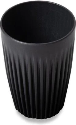 HuskeeCup & Deksel - Koffiebeker - Large - 12oz/36cl - Charcoal -Barbecue Benodigdheden 733x1200