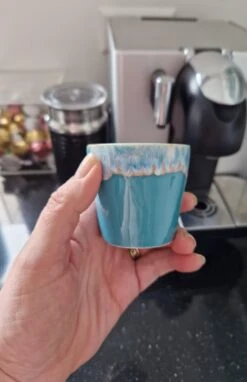 Costa Nova - Grespresso Servies - 6 Espresso Kopjes - Roze-Grijs-Azur-Red-Wit -Turquoise - Aardewerk - H 5.9 Cm -Barbecue Benodigdheden 776x1200 1