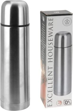 Merkloos Excellent Houseware Bullet Isolatiekan - 0,5 L - RVS -Barbecue Benodigdheden 792x1200