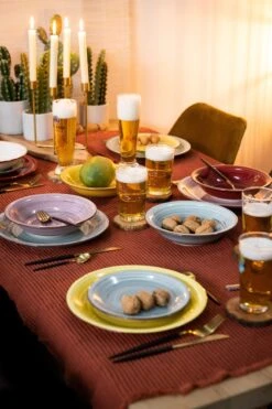 Tavola - Diepe Borden - Kleurrijk - Ø21cm - (6 Stuks) -Barbecue Benodigdheden 799x1200 14