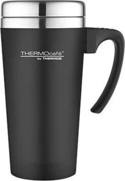 Thermos Soft Touch Travel MUG Zwart 420 Ml -Barbecue Benodigdheden 831x1200