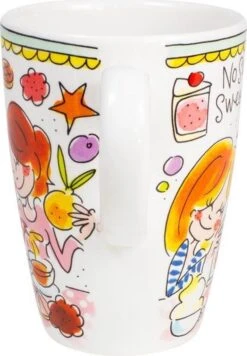 Blond Amsterdam Even Bijkletsen Beker XL 500 Ml - Mint Rand -Barbecue Benodigdheden 833x1200 3