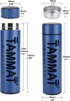 Slimme Thermosfles Met LCD Temperatuur Display - Curver Isolatiefles 0,5 Liter - Dubbelwandige Thermosfles - Thermosbeker - Isoleerfles - Thermoskan - Travel Mug - Bidon Drinkfles - Koffiebeker - Drinkflessen - RVS - Smart Thermos - Bidon - Metaal -Barbecue Benodigdheden 836x1200