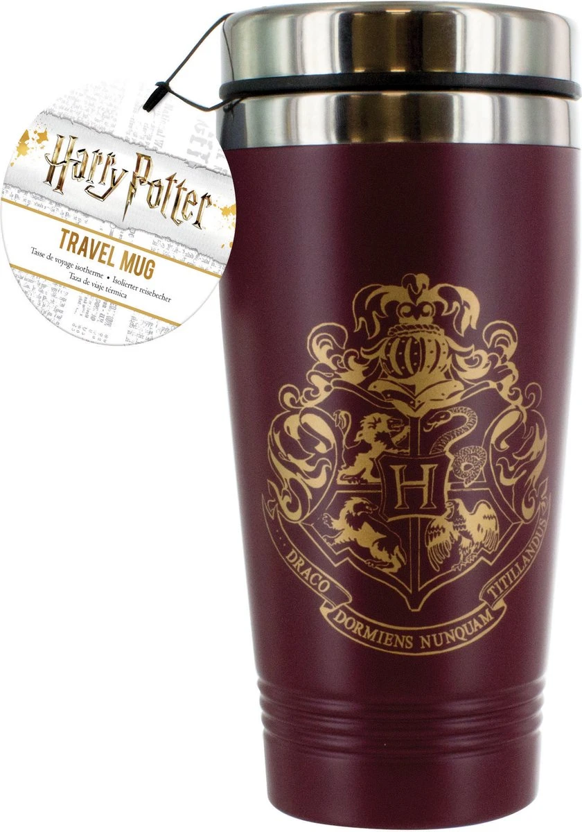 Paladone Harry Potter Reisbeker - Hogwarts - 450 Ml 3 Paladone Harry Potter Reisbeker - Hogwarts - 450 Ml - Afbeelding 3