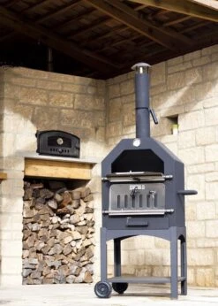 Merkloos MaxxGarden Pizza Oven - Smoker Barbecue Houtskool 45 X 65 X 158cm 33 Merkloos MaxxGarden Pizza Oven - Smoker Barbecue Houtskool 45 X 65 X 158cm -Barbecue Benodigdheden 856x1200 4
