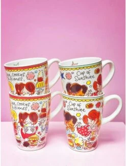 Blond Amsterdam Even Bijkletsen Beker XL 500 Ml - Mint Rand -Barbecue Benodigdheden 910x1200