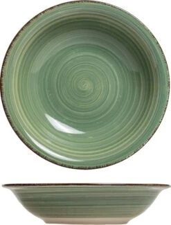 Studio Tavola Diepe Borden Summer Green ø 21 Cm - 6 Stuks -Barbecue Benodigdheden 912x1200 2