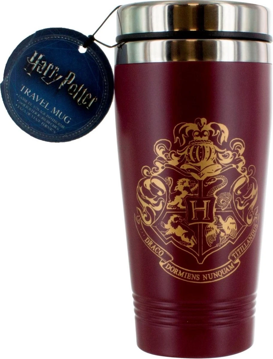 Paladone Harry Potter Reisbeker - Hogwarts - 450 Ml 10 Paladone Harry Potter Reisbeker - Hogwarts - 450 Ml - Afbeelding 10